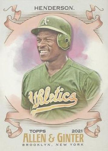 #30 Rickey Henderson - Oakland Athletics - 2021 Topps Allen & Ginter Baseball