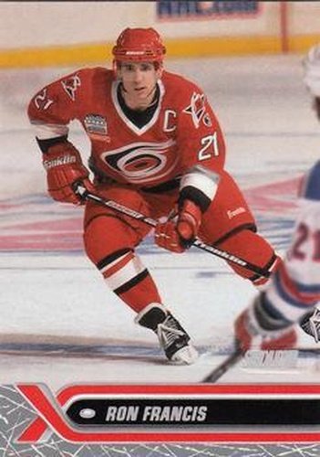 #30 Ron Francis - Carolina Hurricanes - 2000-01 Stadium Club Hockey