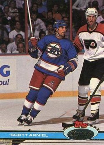 #30 Scott Arniel - Winnipeg Jets - 1991-92 Stadium Club Hockey