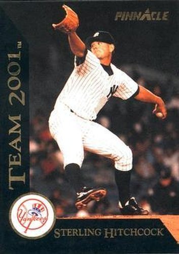 #30 Sterling Hitchcock - New York Yankees - 1993 Pinnacle - Team 2001 Baseball