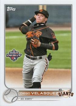 #PD-30 Diego Velasquez - ACL Giants - 2022 Topps Pro Debut Baseball