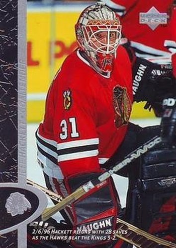 #30 Jeff Hackett - Chicago Blackhawks - 1996-97 Upper Deck Hockey