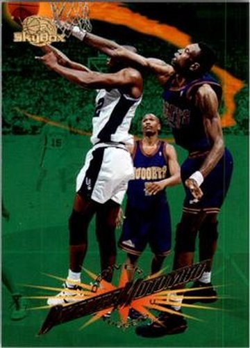 #30 Dikembe Mutombo - Denver Nuggets - 1995-96 SkyBox Premium Basketball
