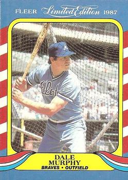 #30 Dale Murphy - Atlanta Braves - 1987 Fleer Limited Edition Baseball