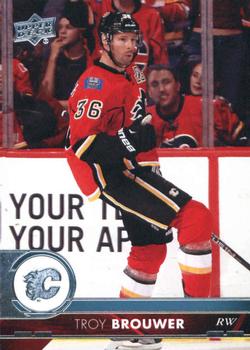 #30 Troy Brouwer - Calgary Flames - 2017-18 Upper Deck Hockey