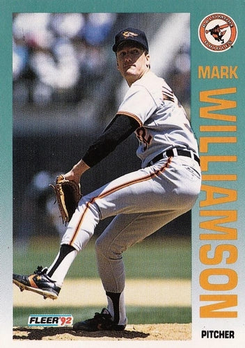 #30 Mark Williamson - Baltimore Orioles - 1992 Fleer Baseball
