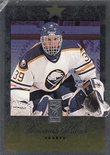 #30 Dominik Hasek - Buffalo Sabres - 1995-96 Donruss Elite Hockey