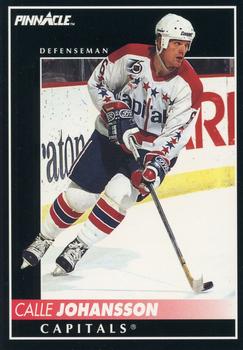 #30 Calle Johansson - Washington Capitals - 1992-93 Pinnacle Canadian Hockey