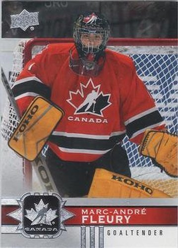 #30 Marc-Andre Fleury - Canada - 2017-18 Upper Deck Canadian Tire Team Canada Hockey