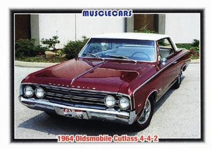 #30 1964 Oldsmobile Cutlass 4-4-2 - 1992 Collect-A-Card Muscle Cars