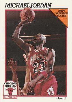 #30 Michael Jordan - Chicago Bulls - 1991-92 Hoops Basketball