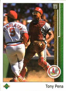 #330 Tony Pena - St. Louis Cardinals - 1989 Upper Deck Baseball