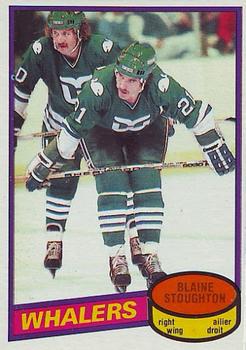 #30 Blaine Stoughton - Hartford Whalers - 1980-81 O-Pee-Chee Hockey