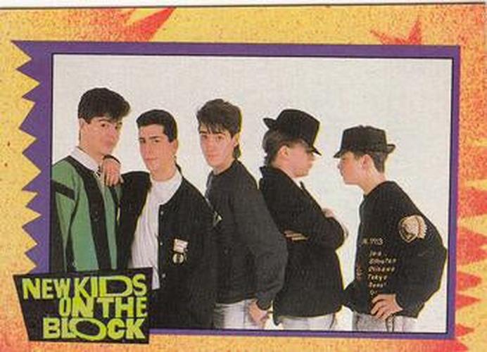 #30a The Birth of New Kids on the Block - 1989 Topps New Kids on the Block