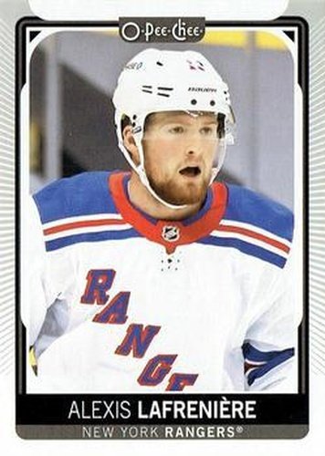 #30b Alexis Lafreniere - Head Shot - New York Rangers - 2021-22 O-Pee-Chee Hockey