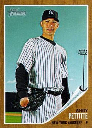 #310 Andy Pettitte - New York Yankees - 2011 Topps Heritage Baseball