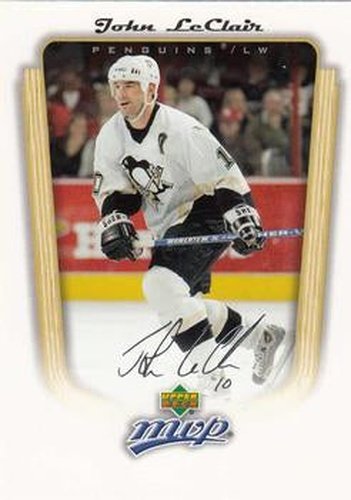 #310 John LeClair - Pittsburgh Penguins - 2005-06 Upper Deck MVP Hockey