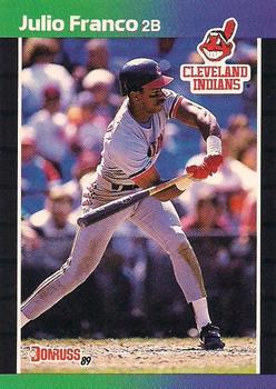 #310 Julio Franco - Cleveland Indians - 1989 Donruss Baseball