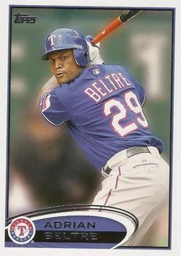 #310 Adrian Beltre - Texas Rangers - 2012 Topps Baseball