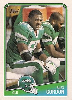 #310 Alex Gordon - New York Jets - 1988 Topps Football