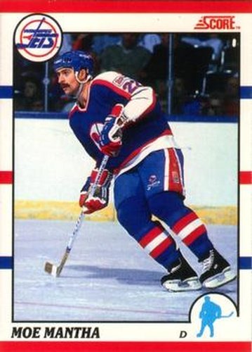 #310 Moe Mantha - Winnipeg Jets - 1990-91 Score Canadian Hockey