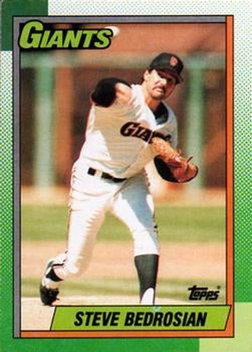 #310 Steve Bedrosian - San Francisco Giants - 1990 Topps Baseball