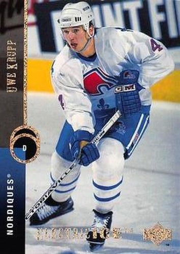 #310 Uwe Krupp - Quebec Nordiques - 1994-95 Upper Deck Hockey - Electric Ice