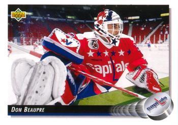 #310 Don Beaupre - Washington Capitals - 1992-93 Upper Deck Hockey