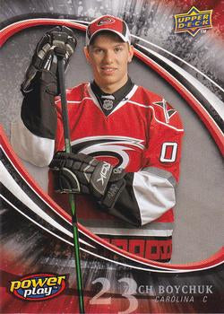 #310 Zach Boychuk - Carolina Hurricanes - 2008-09 Upper Deck Power Play Box Set Hockey