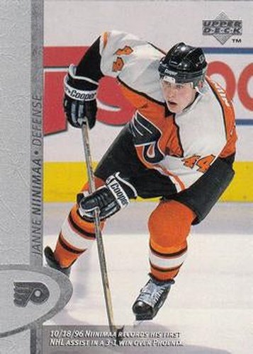 #310 Janne Niinimaa - Philadelphia Flyers - 1996-97 Upper Deck Hockey