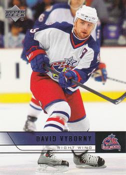 #310 David Vyborny - Columbus Blue Jackets - 2006-07 Upper Deck Hockey