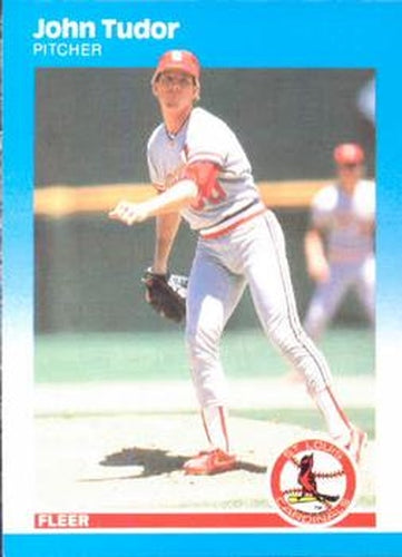 #310 John Tudor - St. Louis Cardinals - 1987 Fleer Baseball