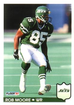 #310 Rob Moore - New York Jets - 1992 Fleer Football