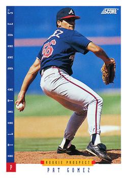 #310 Pat Gomez - Atlanta Braves - 1993 Score Baseball