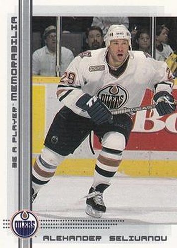 #310 Alexander Selivanov - Edmonton Oilers - 2000-01 Be a Player Memorabilia Hockey