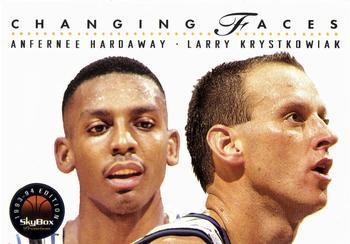 #310 Anfernee Hardaway / Larry Krystkowiak - Orlando Magic - 1993-94 SkyBox Premium Basketball