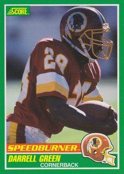 #310 Darrell Green - Washington Redskins - 1989 Score Football