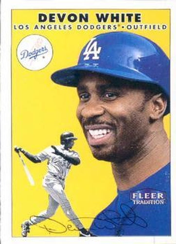 #310 Devon White - Los Angeles Dodgers - 2000 Fleer Tradition Baseball