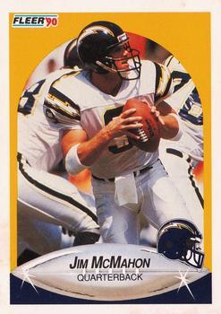#310 Jim McMahon - San Diego Chargers - 1990 Fleer Football