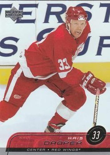 #310 Kris Draper - Detroit Red Wings - 2002-03 Upper Deck Hockey