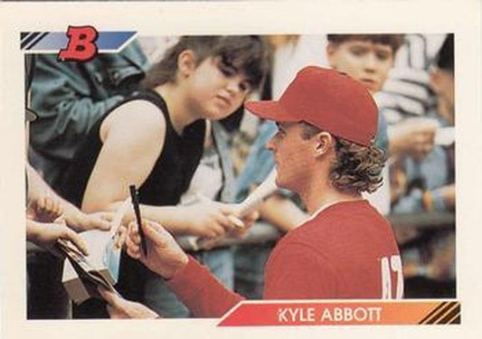#310 Kyle Abbott - Philadelphia Phillies - 1992 Bowman Baseball