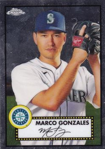 #310 Marco Gonzales - Seattle Mariners - 2021 Topps Chrome Platinum Anniversary Baseball