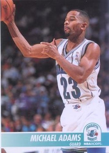 #310 Michael Adams - Charlotte Hornets - 1994-95 Hoops Basketball