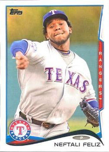 #310 Neftali Feliz - Texas Rangers - 2014 Topps Baseball