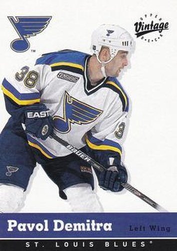 #310 Pavol Demitra - St. Louis Blues - 2000-01 Upper Deck Vintage Hockey