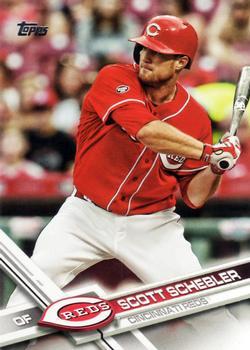 #310 Scott Schebler - Cincinnati Reds - 2017 Topps Baseball