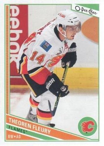 #310 Theoren Fleury - Calgary Flames - 2013-14 O-Pee-Chee Hockey