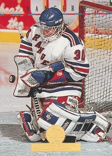 #310 Glenn Healy - New York Rangers - 1994-95 Leaf Hockey