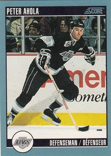 #310 Peter Ahola - Los Angeles Kings - 1992-93 Score Canadian Hockey