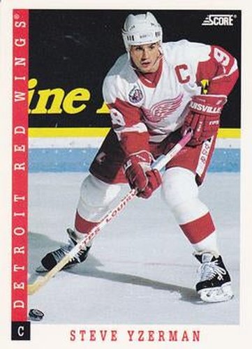 #310 Steve Yzerman - Detroit Red Wings - 1993-94 Score Canadian Hockey